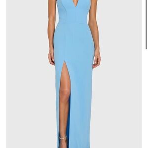 Amanda Uprichard Sky Blue Formal Dress
